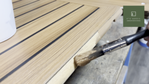 verven maritiem teak